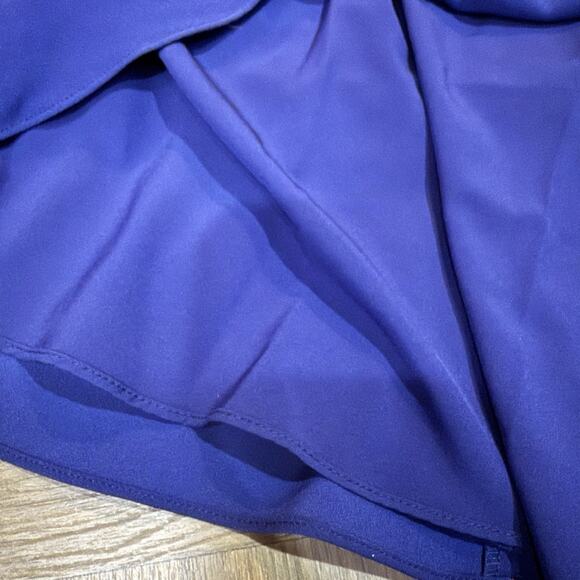 Black Halo Emsley Mini Dress Blue Purple Sleeveless Women's Size 12 - Picture 10 of 11